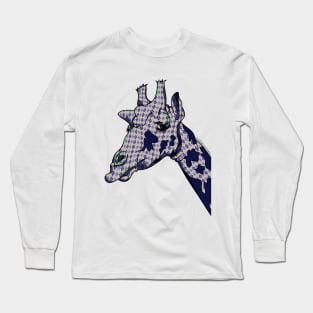 Funny Patterned Giraffe Long Sleeve T-Shirt